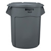 Brute® Lid 26.89X29.06X2.09 IN 55 GAL Gray Round Resin Food Safe 3/Case