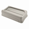 Slim Jim® Swing Lid 20.5X11.68X5 IN Beige Resin 1/Each