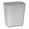 Trash 1-Stream Trash Can 14.5X10.5X16 IN 7 GAL 28 QT Gray Resin Fire Resistant 1/Each