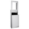 Georgia-Pacific Pro® Trash Can Silver Stainless Steel Recessed 1/Each
