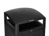 Rugged Trash Can 21.06X21.06X41.33 IN 40 GAL Gray Stone All Weather Dome Top With Stone Panels 1/Each