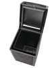 Rugged Trash Can 21.06X21.06X41.33 IN 40 GAL Gray Stone All Weather Dome Top With Stone Panels 1/Each
