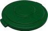 Bronco™ Lid 32 GAL Green Round HDPE 1/Each