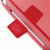Defenders® Biohazard 1-Stream Trash Can 10.50X10.50X14.25 IN 4 GAL Red Metal Step-On With Plastic Liner 1/Each