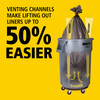 Brute® 1-Stream Trash Can 28.03X24.09X31.3 IN 44 GAL Yellow Resin Food Safe 1/Each
