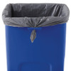 Untouchable® 1-Stream Recycling Bin 16.5X15.5X30.9 IN 23 GAL Blue Square Resin 1/Each