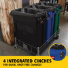Slim Jim® 1-Stream Recycling Bin 11X22X30 IN 23 GAL 92 QT Blue Rectangle Resin Venting Channels Slim 1/Each