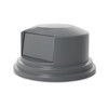 Brute® Dome Lid 27.5X27.5X15.5 IN Gray Resin Vented 1/Each