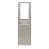 enMotion® Trash Can 10 GAL 40 QT Silver Rectangle Stainless Steel Wall Mounted Integrated 1/Each