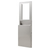 enMotion® Trash Can 10 GAL 40 QT Silver Rectangle Stainless Steel Wall Mounted Integrated 1/Each