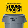 Brute® 1-Stream Recycling Bin 25.39X22.64X27.87 IN 32 GAL 128 QT Blue Resin Food Safe 1/Each