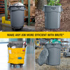Brute® 1-Stream Recycling Bin 25.39X22.64X27.87 IN 32 GAL 128 QT Blue Resin Food Safe 1/Each