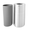 Atrium® Trash Can 21 GAL Satin Plastic Aluminum With Open Lid With Rigid Liner 1/Each
