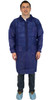 Lab Coat XL Blue Spunbond Polypropylene Snap Front Elastic Wrists 40 Gram Long Sleeve 30/Case