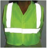 Safety Vest XXXL Green Class 1 With Stripes 1/Each