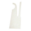 Apron 24X42 IN White LDPE Disposable 100/Box