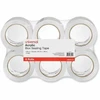 Packing Tape 2IN X110YD Clear BOPP Acrylic Adhesive 1.7MIL Medium Duty With 3 IN Core Diameter 6 Count/Pack