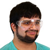 Pro-Guard® 803 Series Glasses OS With Clear Frame Clear Lens Over the Glasses (OTG) 1/Each
