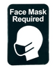 Mask 9X6 IN Black 1/Each
