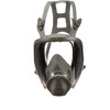 3M™ 6800 Face Shield Medium (MED) Gray Silicone Reusable Full Length Dual Airline Supplied Air Compatible 4/Case