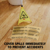 Over the Spill® Spill Pad Yellow 22 Count/Pack 12 Packs/Case