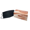Mask 7X3.5 IN Black 3PLY PP Elastic Ear Loop Latex Free 1000/Case