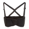 Safety Zone® Support Belt Small (SM) Black PP With Elastic Back Suspenders Hook & Loop Front Waist Size 33 IN 1/Each