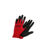 Grip Fit® Gloves Medium (MED) Red Black Poly Nylon Spandex Foam Nitrile Vise Grip Finish Palm Coating 144/Case