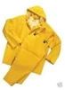 Rain Jacket, Hood & Overalls Medium (MED) Yellow 1/Each