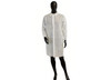 Lab Coat XL 44 IN White PP No Pockets Hook & Loop Backing With Elastic Wrist 50/Case