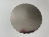 Cake Circle 8 IN Silver Circle Scalloped Thin Wall 200/Case