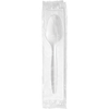 Cutlery Kit PP White Medium Weight With White Napkin,Teaspoon 1000/Case