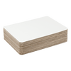 1/4 Sheet Cake Pad Corrugated Cardboard White Single Wall Coated Grease Resistant 100/Case
