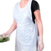 Apron Medium (MED) 46X28 IN White 1.5MIL Heavyweight Disposable Waterproof 500/Case