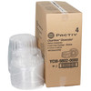 Cake Container & Lid Combo With Shallow Dome Lid 9.25X3.625 IN OPS Clear Crack Resistant Leak Resistant 100/Case
