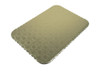 Cake Board Full Size 26X18.5 IN Gold Rectangle Scalloped Single Wall 100/Case