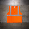 Safety Vest Large (LG) Orange Polyester Class 2 5/Bag