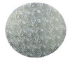 Cake Board 18X0.5 IN Paperboard Silver Round Embossed 12/Case