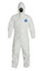 Tyvek® Coveralls XXXL White Deluxe 5/Pack