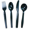 Soup Spoon Black Medium Heavy 1000/Case