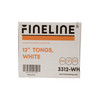 Tongs 12 IN PP White Individually Wrapped 48/Case
