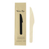 Knife 6.2 IN Wood Natural Individually Wrapped 50 Count/Pack 10 Packs/Case 500 Count/Case