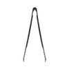 Tongs 9 IN PP Black 100/Case