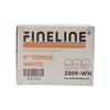 Tongs 9 IN PS White Individually Wrapped 48/Case