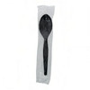 Teaspoon PP Black Medium Weight Individually Wrapped 1000/Case