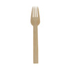 Fork 6.69 IN Bamboo Natural Lightweight Unwrapped 50 Count/Pack 10 Packs/Case 500 Count/Case