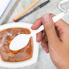 Solo® Impress™ Teaspoon 6 IN PS White Heavyweight Boxed 100 Count/Box 10 Box/Case 1000 Count/Case