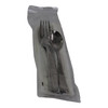 6PC Cutlery Kit PLA Silver With Napkin,Fork,Knife,Salt & Pepper,Soup Spoon 100/Case