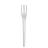 Fork 6 IN PLA White Medium Weight 1000/Case