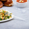 Solo® Guildware® Fork 7.1 IN PS Clear Extra Heavy 1000 Count/Bag 1 Bags/Case 1000 Count/Case